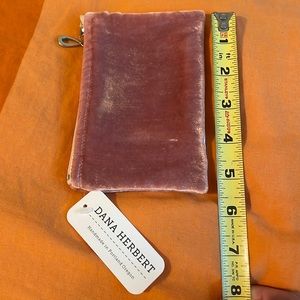 New - Pink Velvet Coin Purse